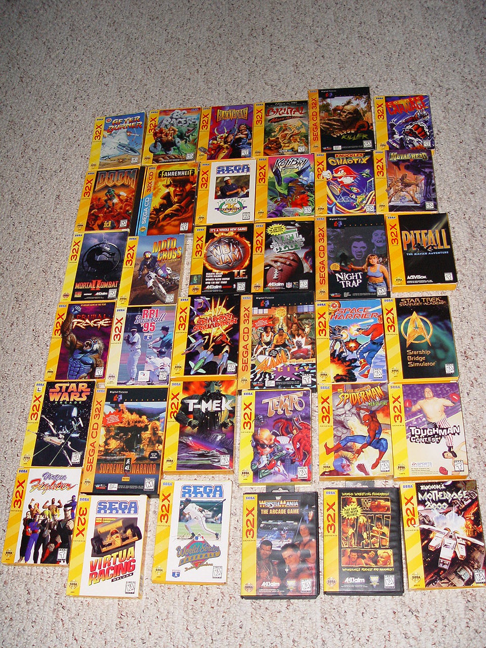 all sega 32x games